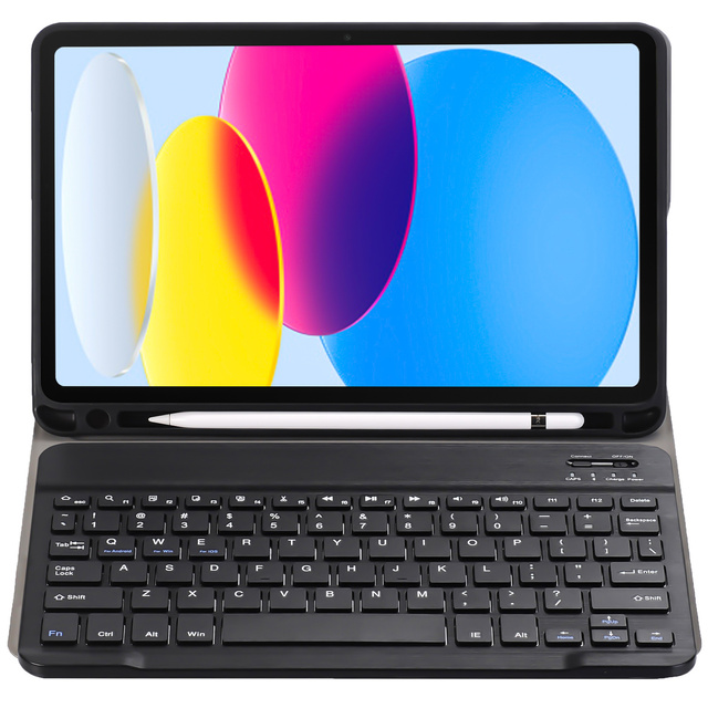 Alogy Etui z klawiatura bezprzewodowa Keyboard Case z miejscem na rysik do Apple iPad 10.9 2022 Czarne