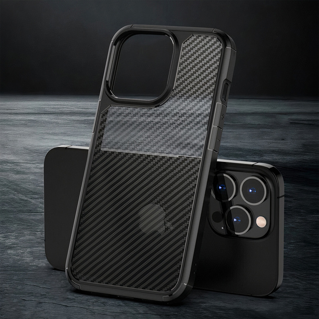 Alogy Etui ochronne na telefon Alogy Techsuit CarbonFuse obudowa do Apple iPhone 14 Pro Max Black