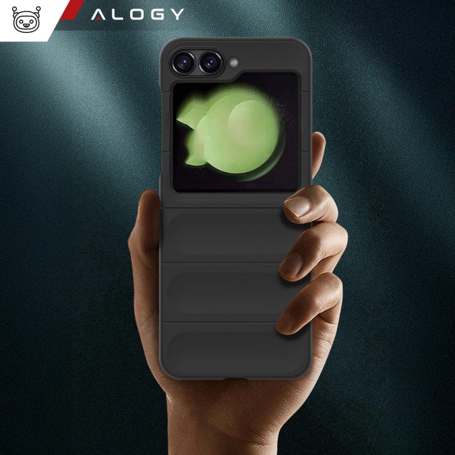Etui ochronne na telefon Magic Shield obudowa plecki case do Samsung Galaxy Z Flip 6 Czarne