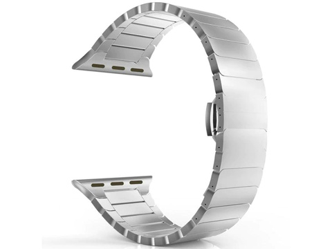 Alogy Bransoleta do smartwatcha Stainless Steel do Apple Watch 38/40/41mm Srebrna