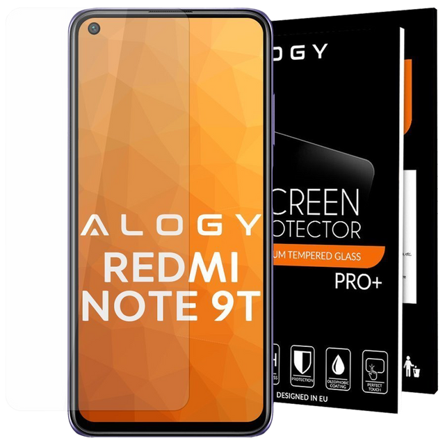 Alogy Szkło hartowane do telefonu na ekran do Xiaomi Redmi Note 9T