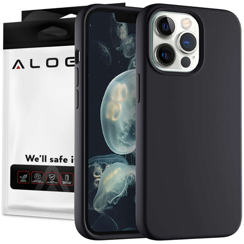 Alogy Etui na telefon ochronne Thin Soft Case do iPhone 13 Pro Max Czarne