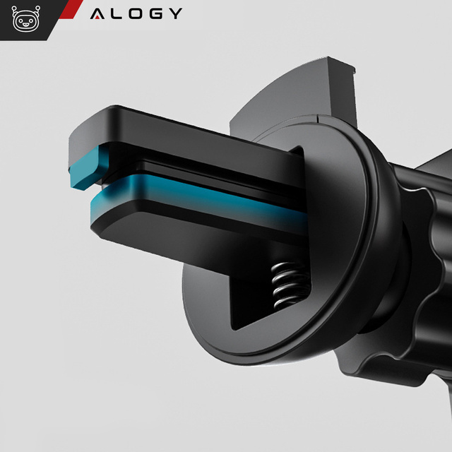 Alogy Uchwyt samochodowy Fast Wireless Charging Car Holder z Ładowarką Qi indukcyjną 15W do auta na kratkę