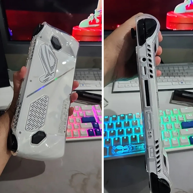 Alogy Etui do konsoli Asus Rog Ally Clear Case obudowa pokrowiec silikonowe nakładka przezroczyste