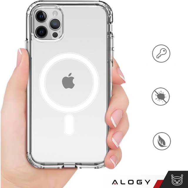 Alogy Etui ochronne na telefon MagSafe Clear Case do Apple iPhone 11 Pro Max Przezroczyste