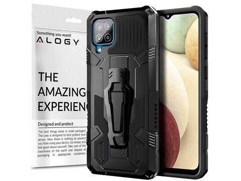 Alogy Etui na telefon pancerne z podstawką do Samsung Galaxy A42 5G