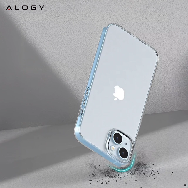 Etui pancerne obudowa Alogy Hybrid Case do Apple iPhone 13/14 Przezroczyste