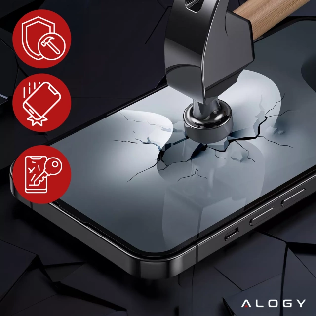3x Szkło hartowane na ekran 9h + Szkło na obiektyw  Alogy Glass Pack do Apple iPhone 14 Pro