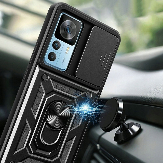 Alogy Etui Camshield Stand Ring z osłonką na aparat do Xiaomi 12T / 12T Pro