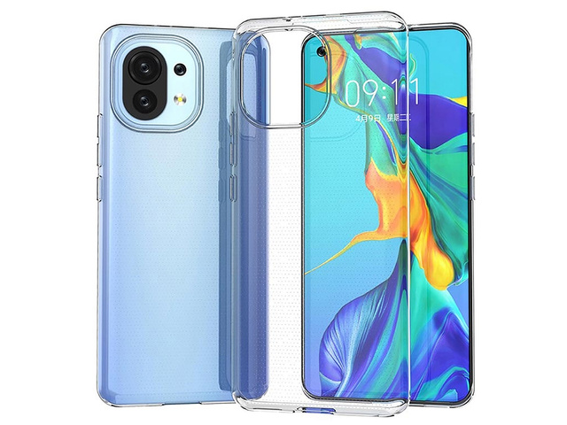 Etui na telefon silikonowe do Xiaomi Mi 11 silikonowe przezroczyste