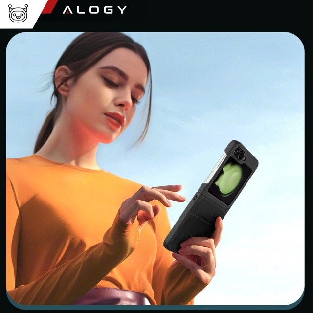 Etui ochronne na telefon Magic Shield obudowa plecki case do Samsung Galaxy Z Flip 6 Czarne