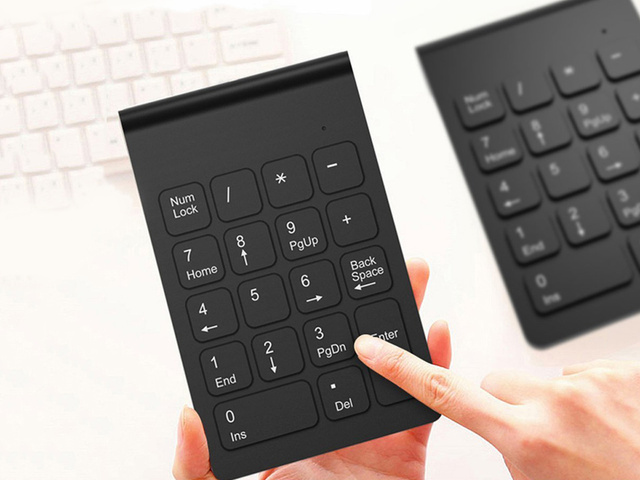 Alogy Wireless KeyPad Klawiatura Numeryczna Bezprzewodowa Czarna