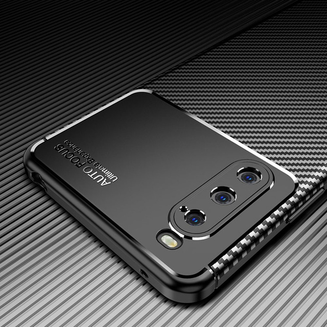 Alogy Etui na telefon obudowa ochronna Carbon Case do Sony Xperia 10 IV 2022 Black