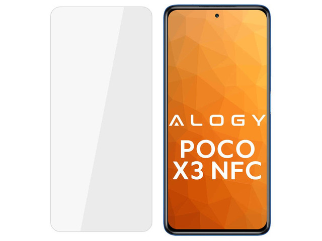 Alogy Szkło hartowane do telefonu na ekran do Xiaomi Poco X3 NFC