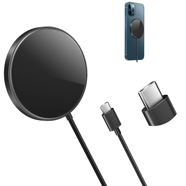Alogy Ładowarka indukcyjna Qi do iPhone 12 magnetyczna USB-C Type C