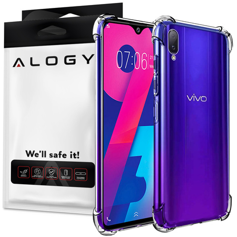 Alogy Etui na telefon pancerne ShockProof do Vivo Y93 Przezroczyste