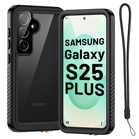 Etui WodooEtui Wodoodporne do Samsung Galaxy S25 Plus Alogy HydroArmor™ IP68 Case z przezroczystym tyłem Pancerna obudowa 360