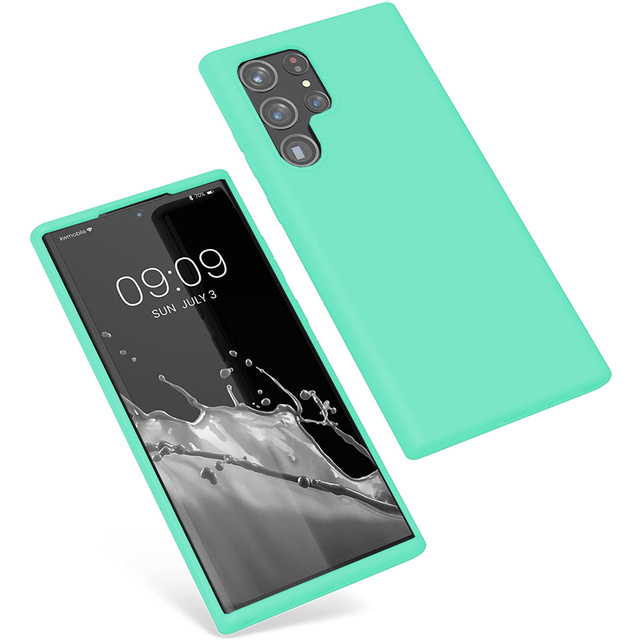 Alogy Thin Soft Case Etui ochronne do telefonu do Samsung Galaxy S22 Ultra Turkusowe