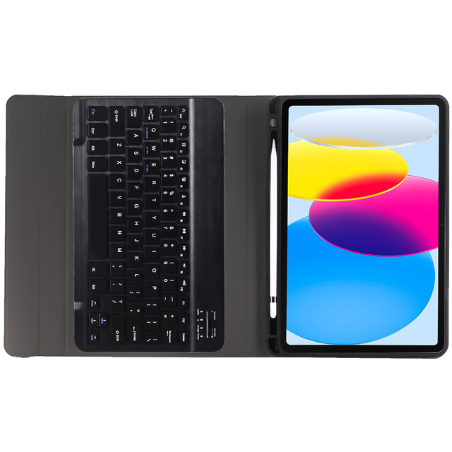 Alogy Etui z klawiatura bezprzewodowa Keyboard Case z miejscem na rysik do Apple iPad 10.9 2022 Czarne