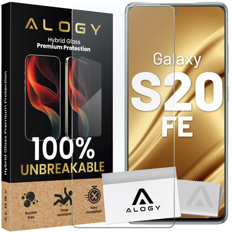 Szkło hybrydowe do Samsung Galaxy S20 FE na ekran Alogy Flexi Glass 9H Case Friendly płaskie na ekran