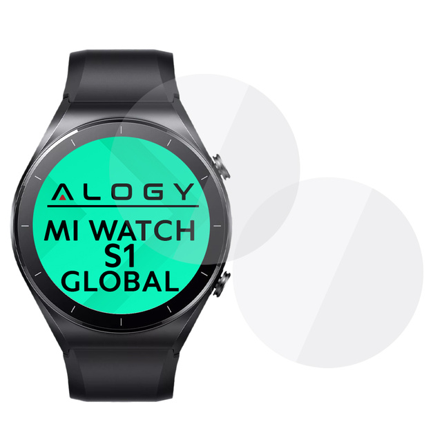 Alogy 2x Szkło Hartowane do smartwatcha do Xiaomi Mi Watch S1 Global