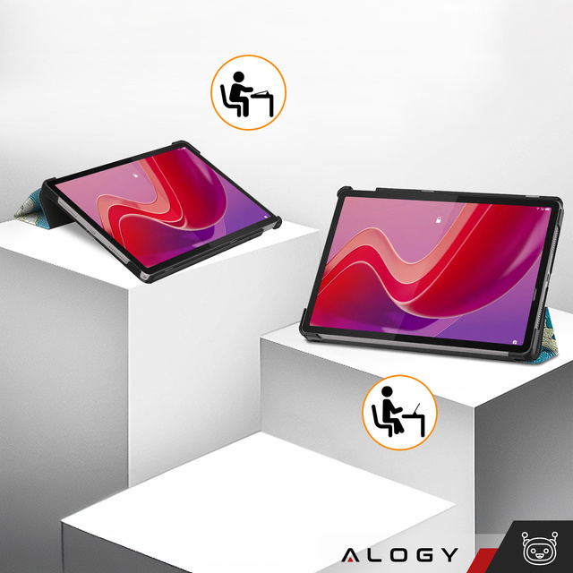 Etui do Lenovo Tab K11 / K11E 11” M11 10.95" TB330FU / TB330XU / TB331FC obudowa na tablet Case Alogy Book Cover Kwitnący migdałowiec (van Gogh)