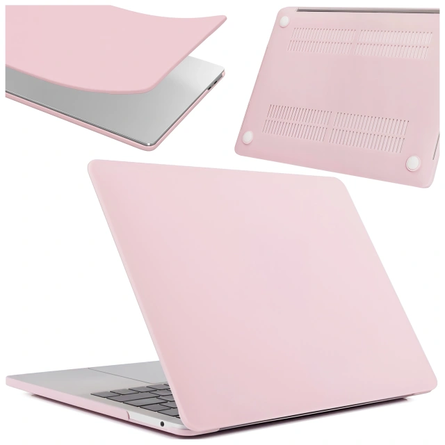Etui do Apple Macbook Pro 14 2021-2024 (M1/M2/M3/M4) – elastyczna, matowa obudowa ochronna, lekka i odporna – Alogy AirGuard™ Różowy