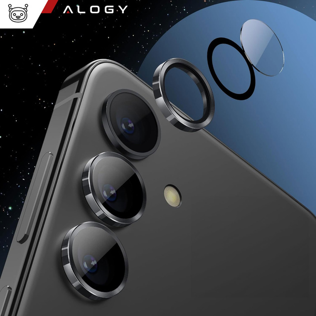 Alogy Lens Protector PRO+ Szkło do Samsung Galaxy S24+ Plus osłona na aparat obiektyw nakładka ochronna