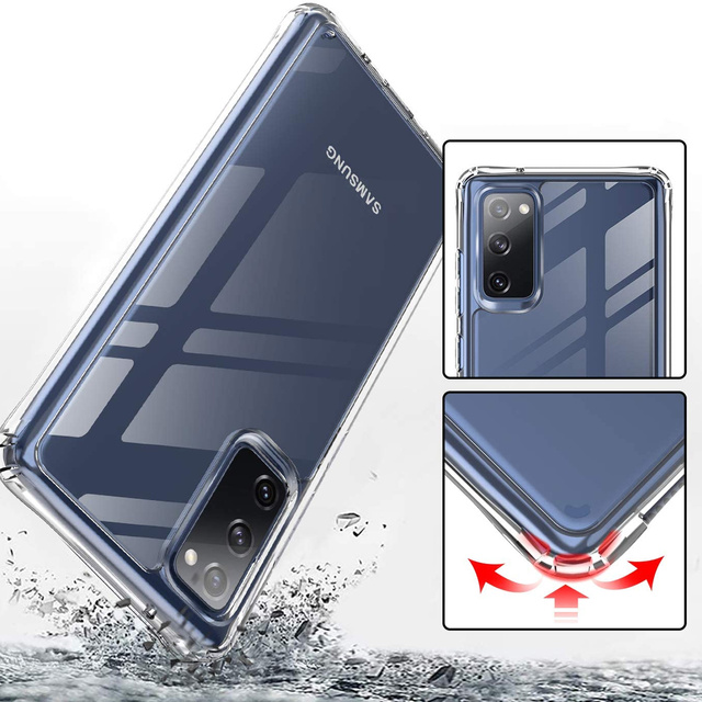 Alogy Etui ochronne obudowa Hybrid Clear Case do Samsung Galaxy S20 FE / S20 FE 5G Przezroczyste