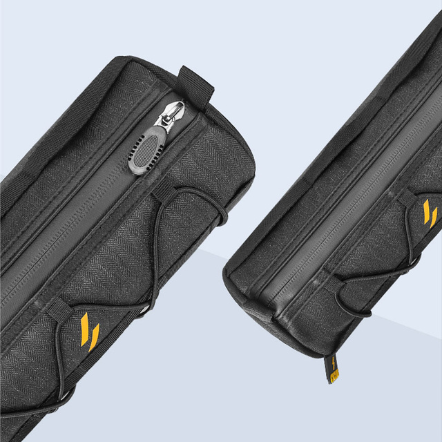 Alogy Sakwa torba rowerowa Bike Bag Wheel Bar Wodoodporna etui na rower 2.5L Czarna