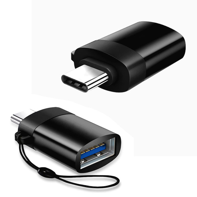  Alogy Adapter przejściówka konwerter USB-A do USB-C 3.0 Czarny