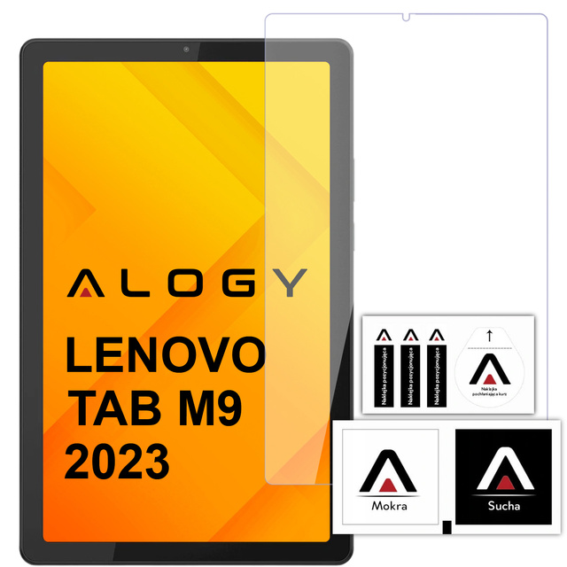 Szkło hartowane na ekran Lenovo Tab M9 2023 TB310 TB-310FU TB-310XU Alogy Screen Protector Pro+ 9H
