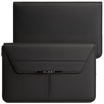 Torba na laptopa Alogy FlexCase Pro wielofunkcyjna rozkładana z podstawką i podkładką na myszkę do Macbooka 13/  14" Czarna