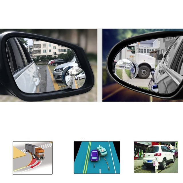 Lusterko samochodowe martwego pola szerokokątne Alogy Mirror 2szt