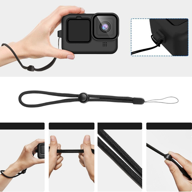 Alogy Etui ochronne silikonowe obudowa TPU do GoPro Hero 11/10/9 silikon case czarne