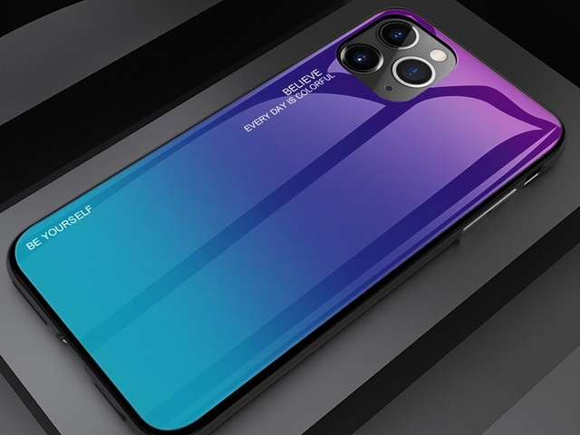 Etui na telefon Alogy Aurora do iPhone 11 Pro Max fioletowo-niebieskie 03