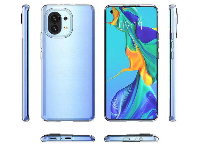 Etui na telefon silikonowe do Xiaomi Mi 11 silikonowe przezroczyste