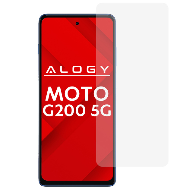 Alogy Szkło hartowane 9H na telefon szybka ochronna na ekran do Motorola Moto G200 5G