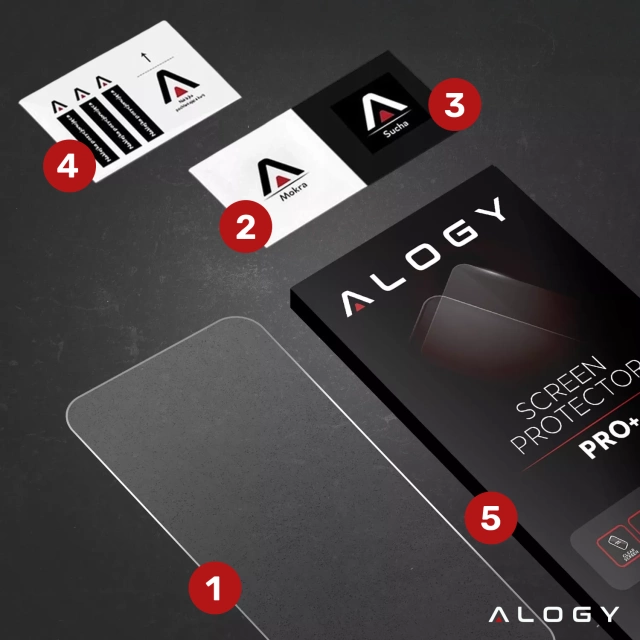 3x Szkło hartowane na ekran 9h + Szkło na obiektyw  Alogy Glass Pack do Apple iPhone 14 Pro