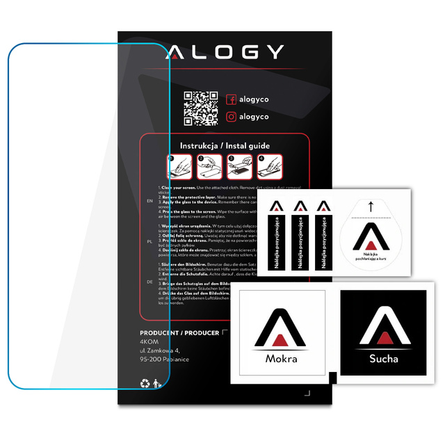 Alogy Screen Protector PRO+ Szkło hartowane 9H ochrona na ekran do Samsung Galaxy A54 5G