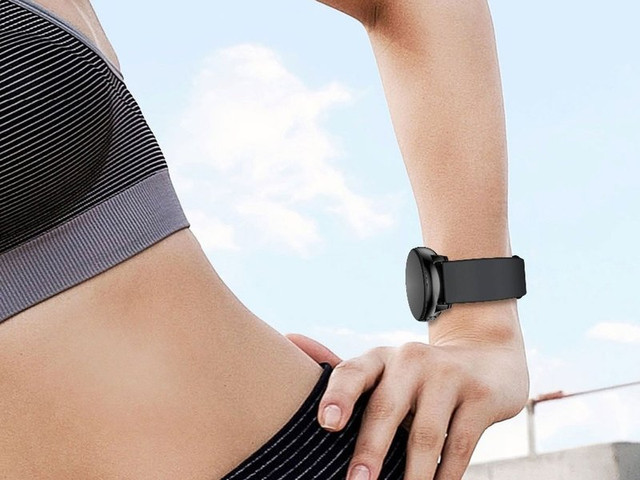 Alogy Gumowy Uniwersalny pasek sportowy soft band do smartwatcha 20mm Czarny