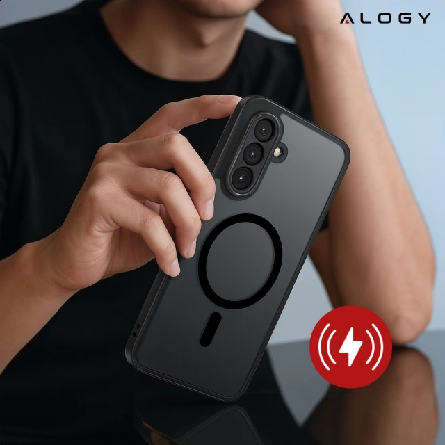 Etui do Samsung Galaxy A36 5G obudowa ochronna na telefon Alogy Matte HybridShield™️ Case Matowe Czarne