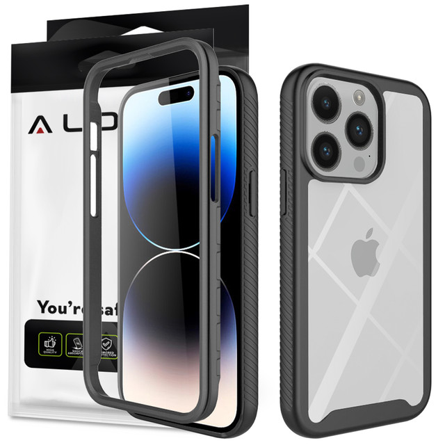 Alogy Etui pancerne Defense Pro + Screen Protector do Apple iPhone 14 Pro Max Black