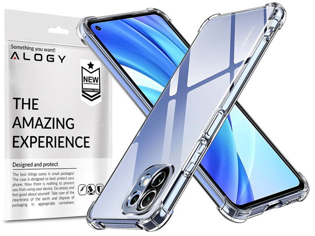 Alogy Etui na telefon ShockProof do Xiaomi Mi 11 Lite przezroczyste