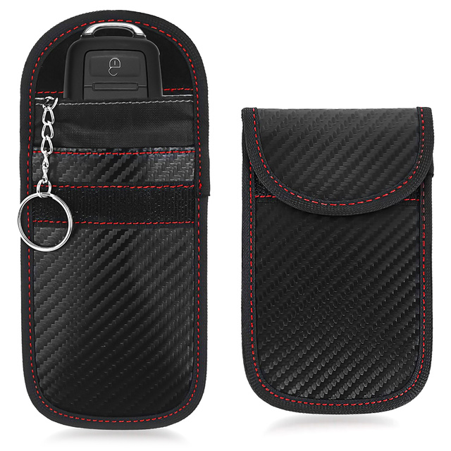 Alogy Antykradzieżowe etui na klucze pokrowiec blokujący sygnał 13x8.2cm