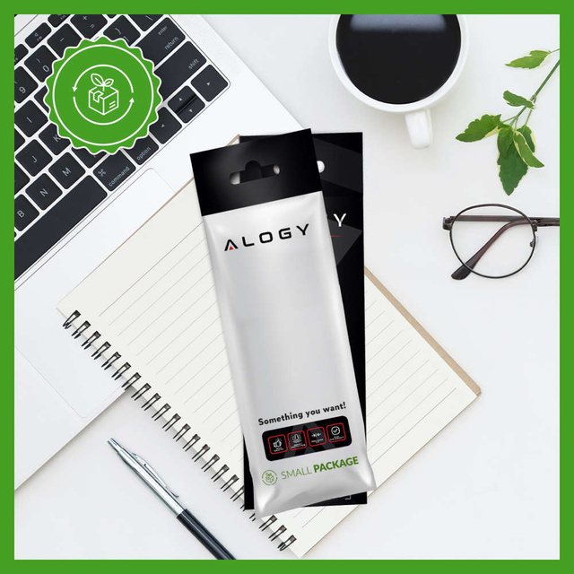 Alogy Bransoleta do smartwatcha Stainless Steel do Apple Watch 1/2/3/4/5/6/7/8/SE 38/40/41mm Czarna