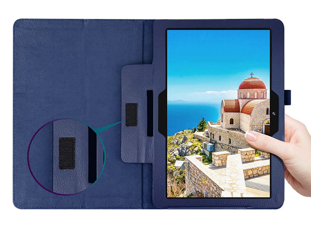 Alogy Etui na tablet stojak do Lenovo Tab M10 10.1 TB-X505 F/L Granatowe