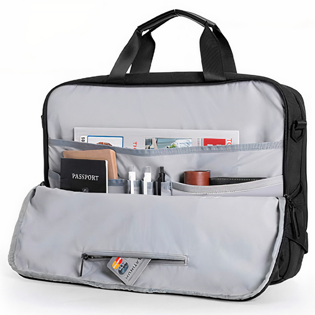Torba ochronna podróżna Alogy Outdoor Futerał teczka na ramię do laptopa, MacBook Air Pro do 15.6" Czarna