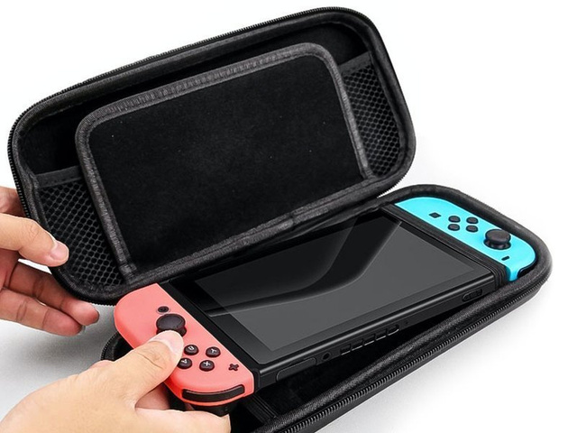Etui do konsoli futerał pokrowiec Alogy do Nintendo Switch/ Switch OLED Niebieskie 02