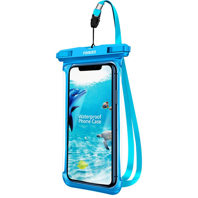 Etui na telefon Fonken wodoodporne wodoszczelne IPX8 6.5" Czarne
